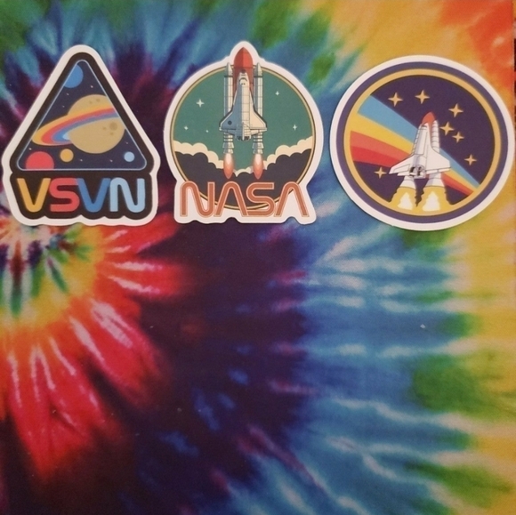 SET of 12 NASA Space Astronaut Stickers Decals - Picture 7 of 7